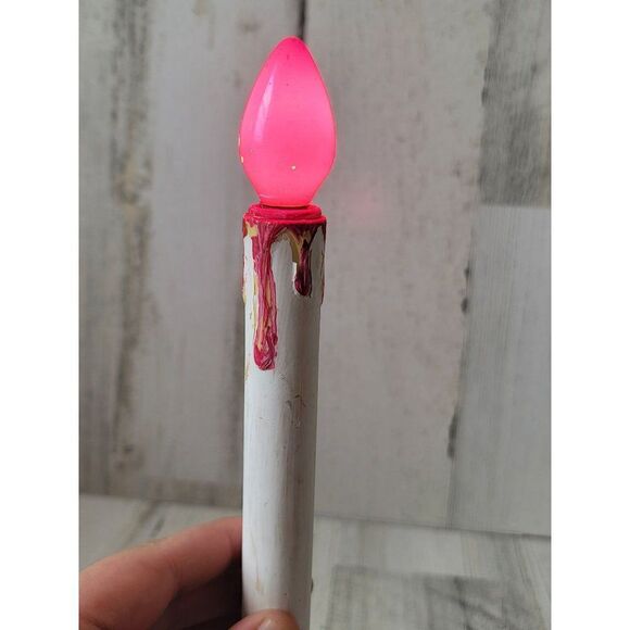 Halloween candle blood drip light up scary prop decor - Picture 6 of 6